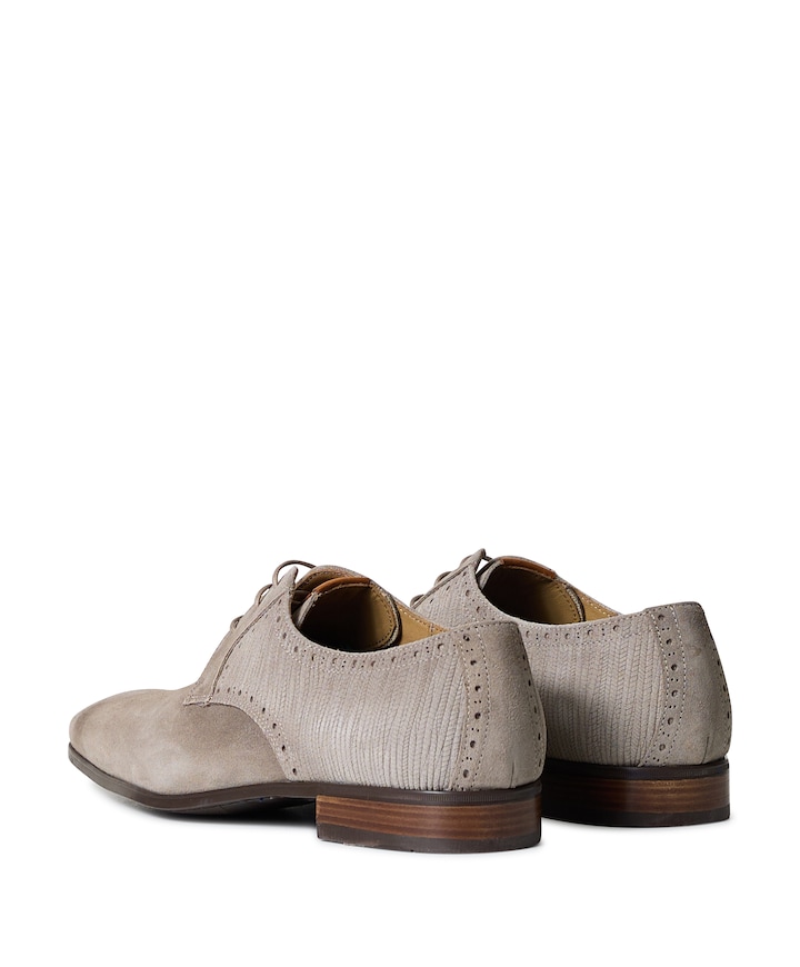 heren veterschoenen grijs