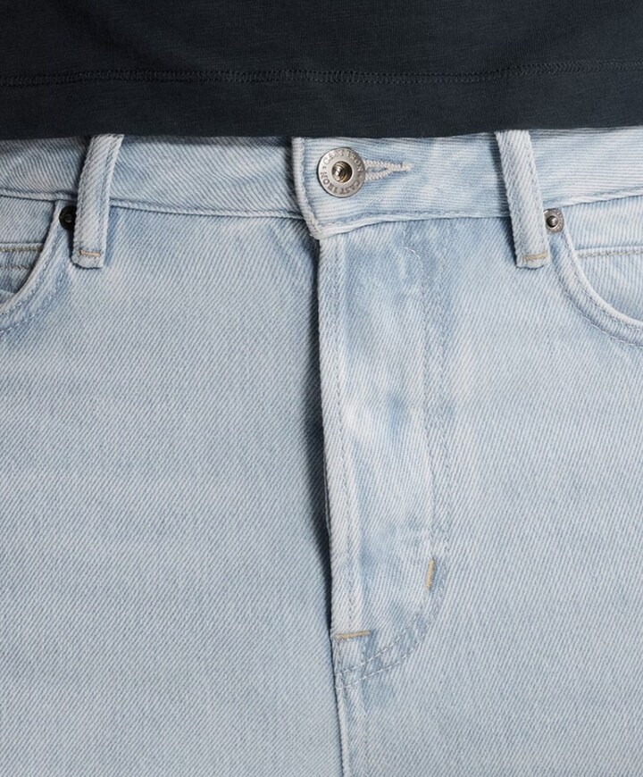 STEEPER SHORTS TRUE SUMMER BLEACH heren korte broek blauw