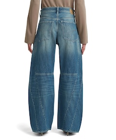 Contor 3D Wide Wmn dames jeans blauw