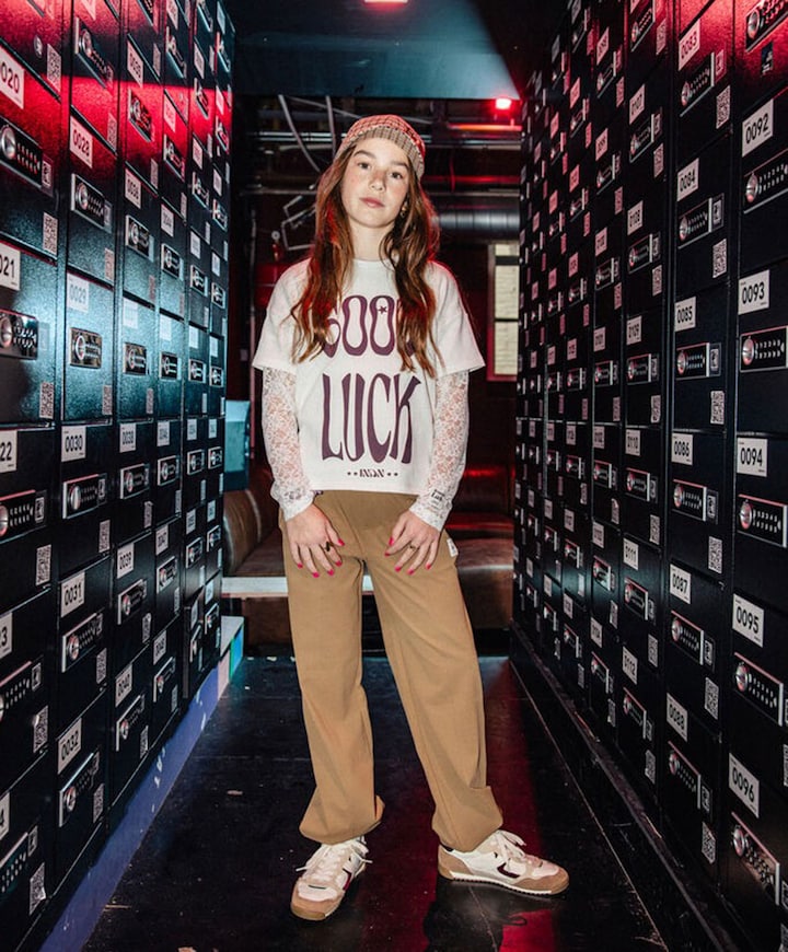 Uni meisjes broek beige