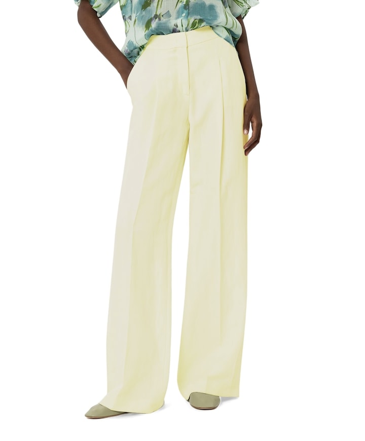 dames broek geel
