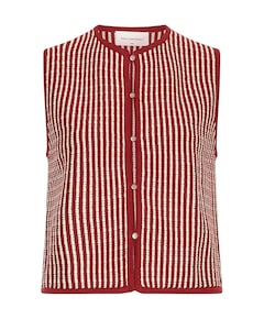Dames gilet rood
