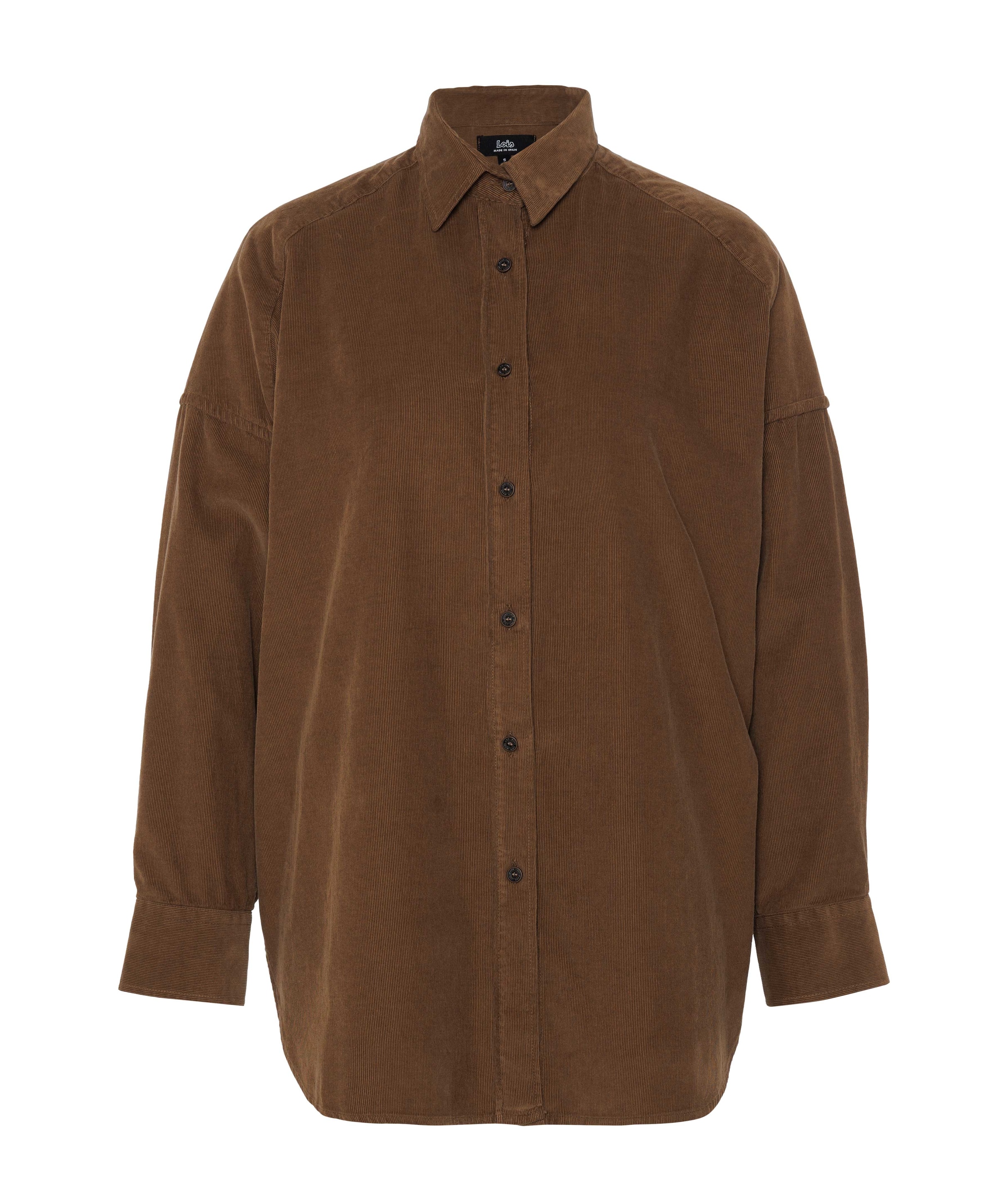 Dames blouse bruin