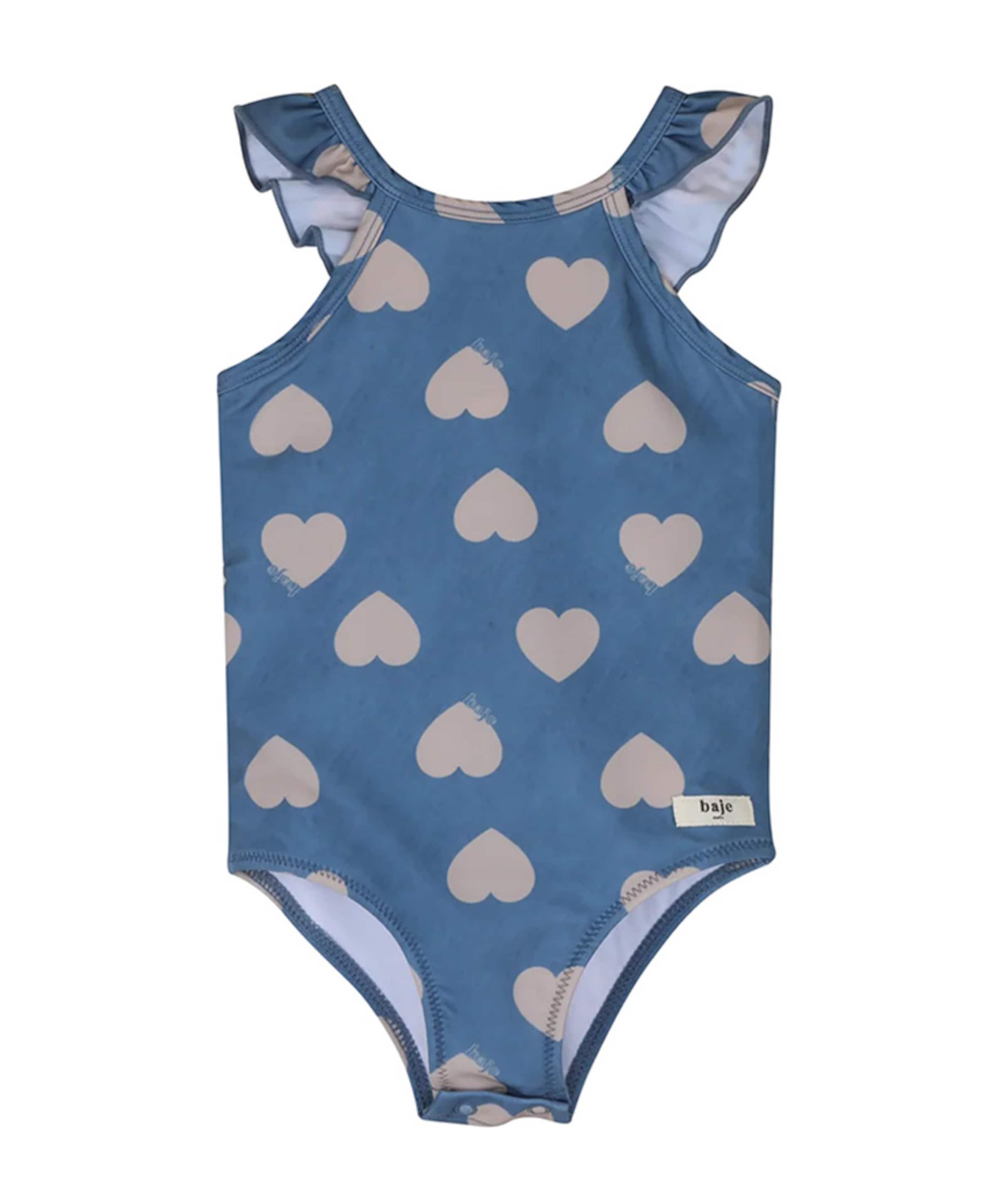 Meisjes badpak UV blauw