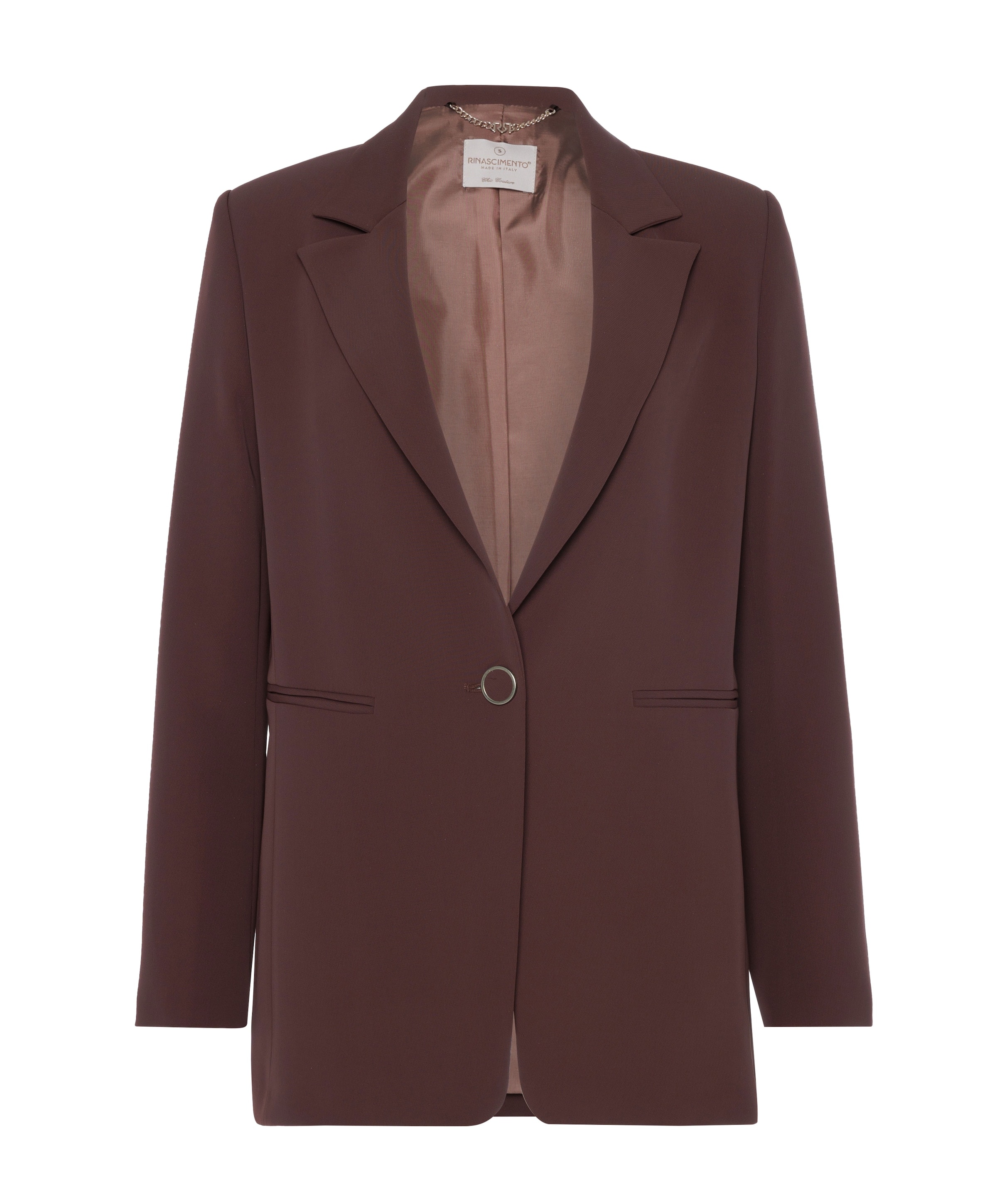 Dames blazer bruin