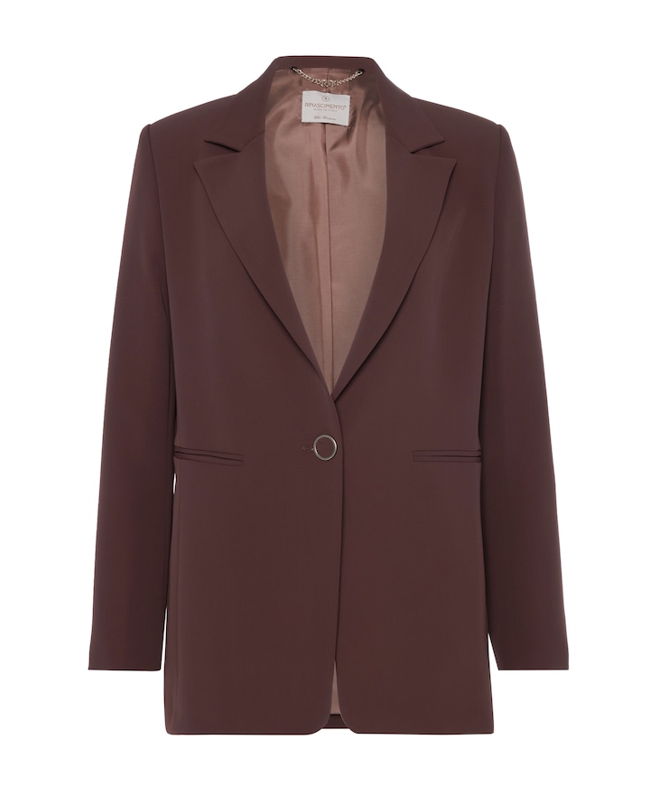Dames blazer bruin