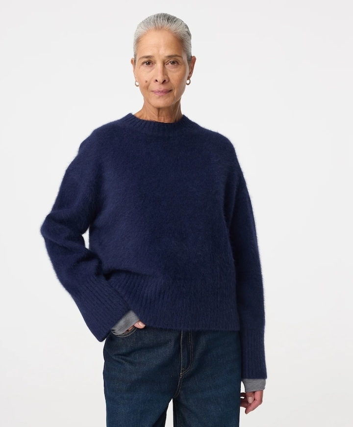 Dames trui blauw