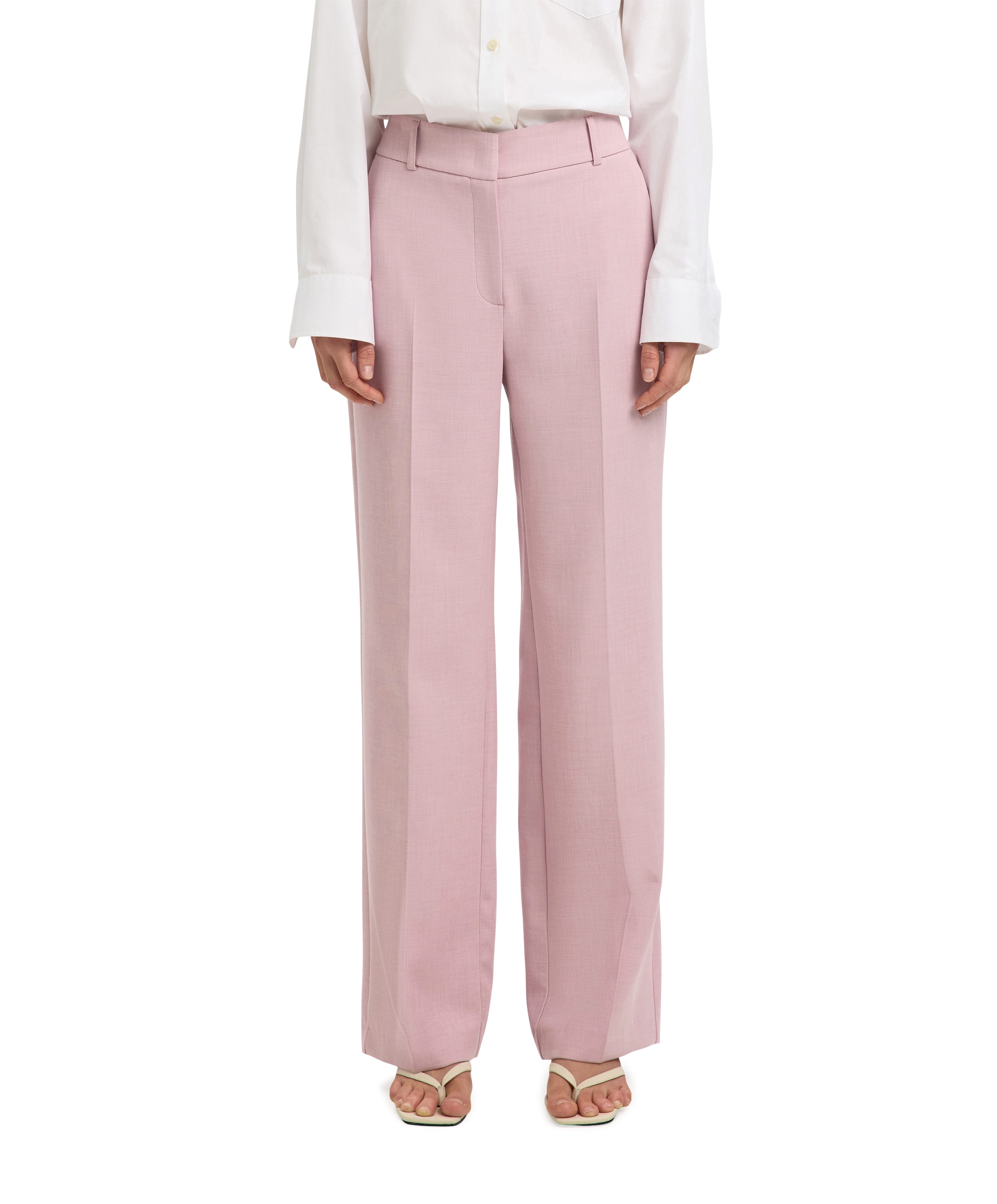 SLFRITA MW WIDE PANT MEL NOOS dames broek roze