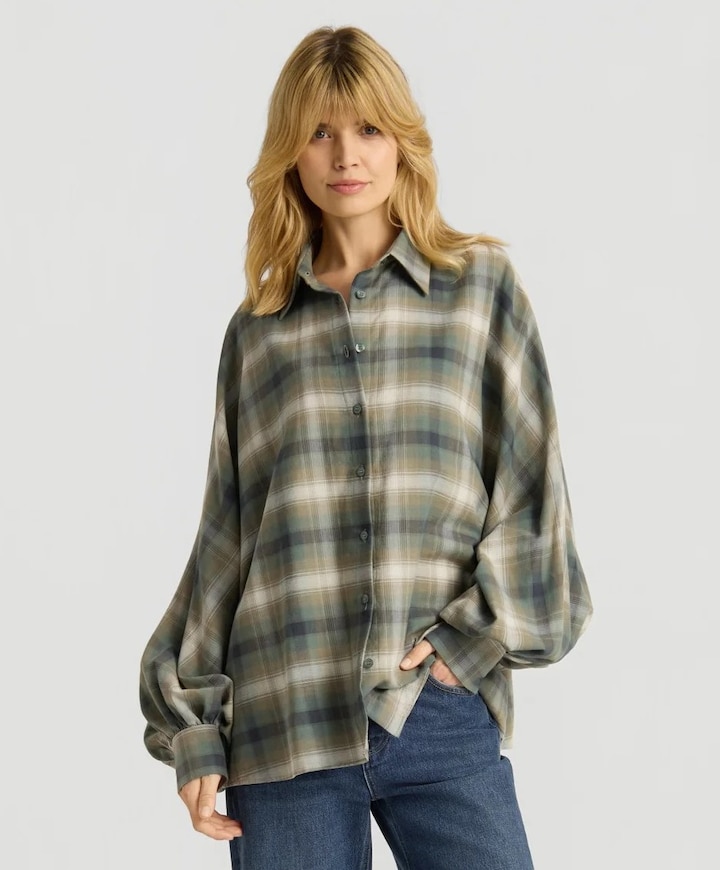 Dames blouse groen