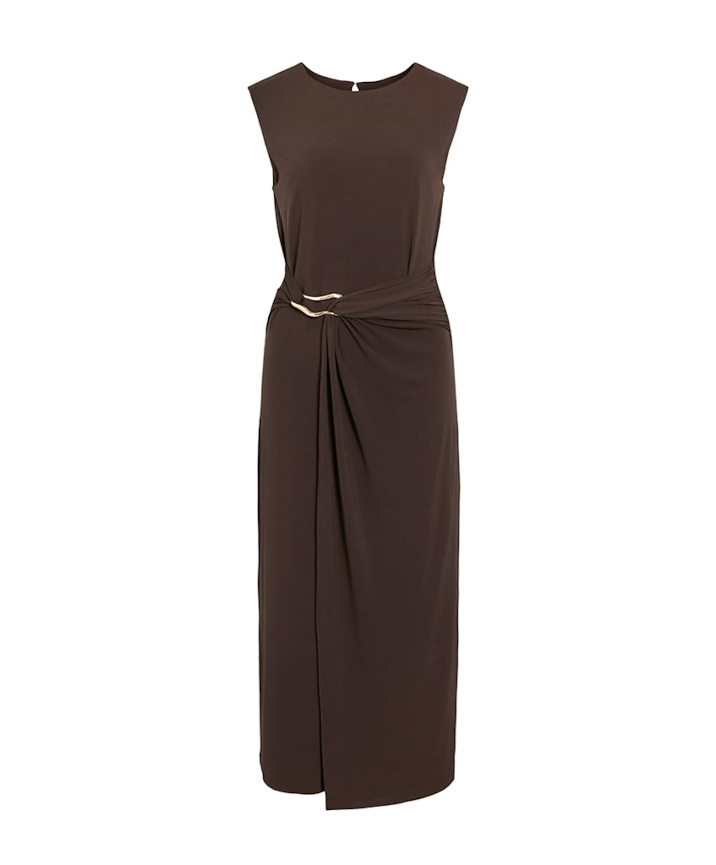 Dames jurk bruin