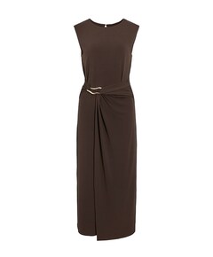 Dames jurk bruin