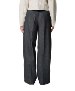 VIBRIANNA RW WIDE broek grijs