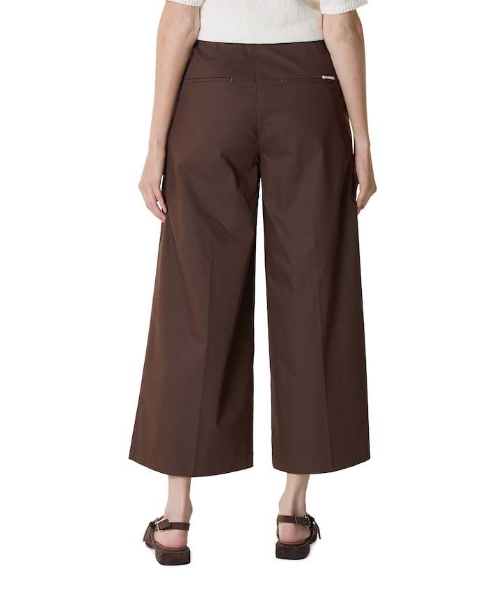 Jenny Culotte dames broek bruin