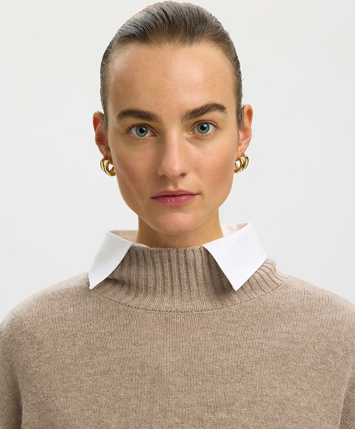 Dames trui beige