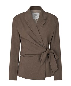 Dames blazer bruin