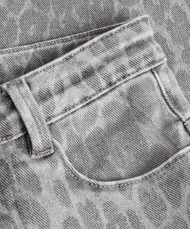 Wide Fit uniseks jeans  grijs