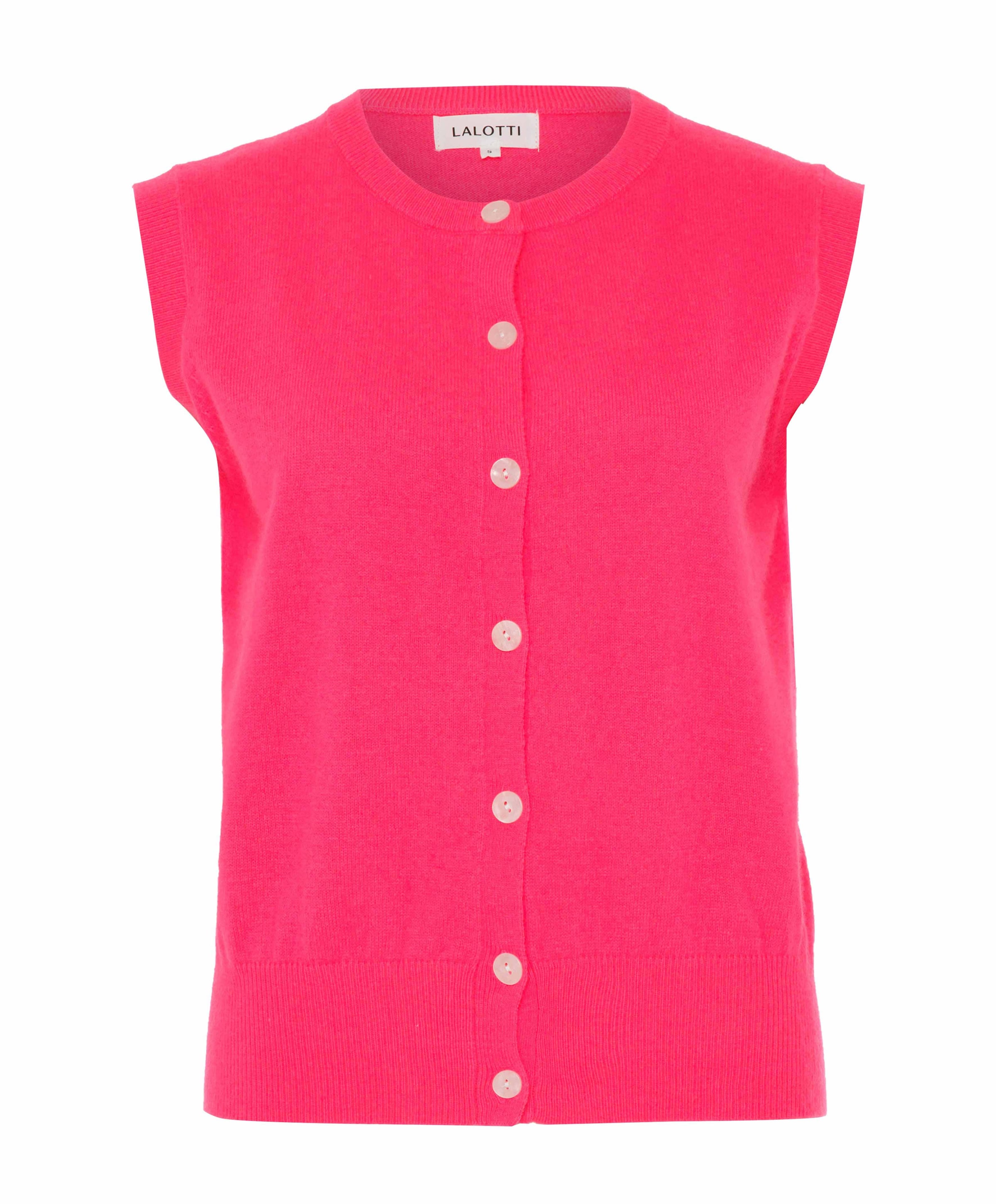 Dames gilet roze