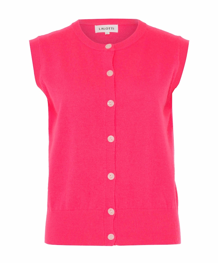 Dames gilet roze