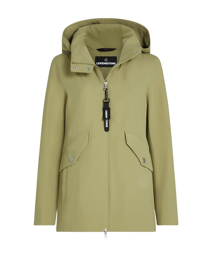Dames jas groen