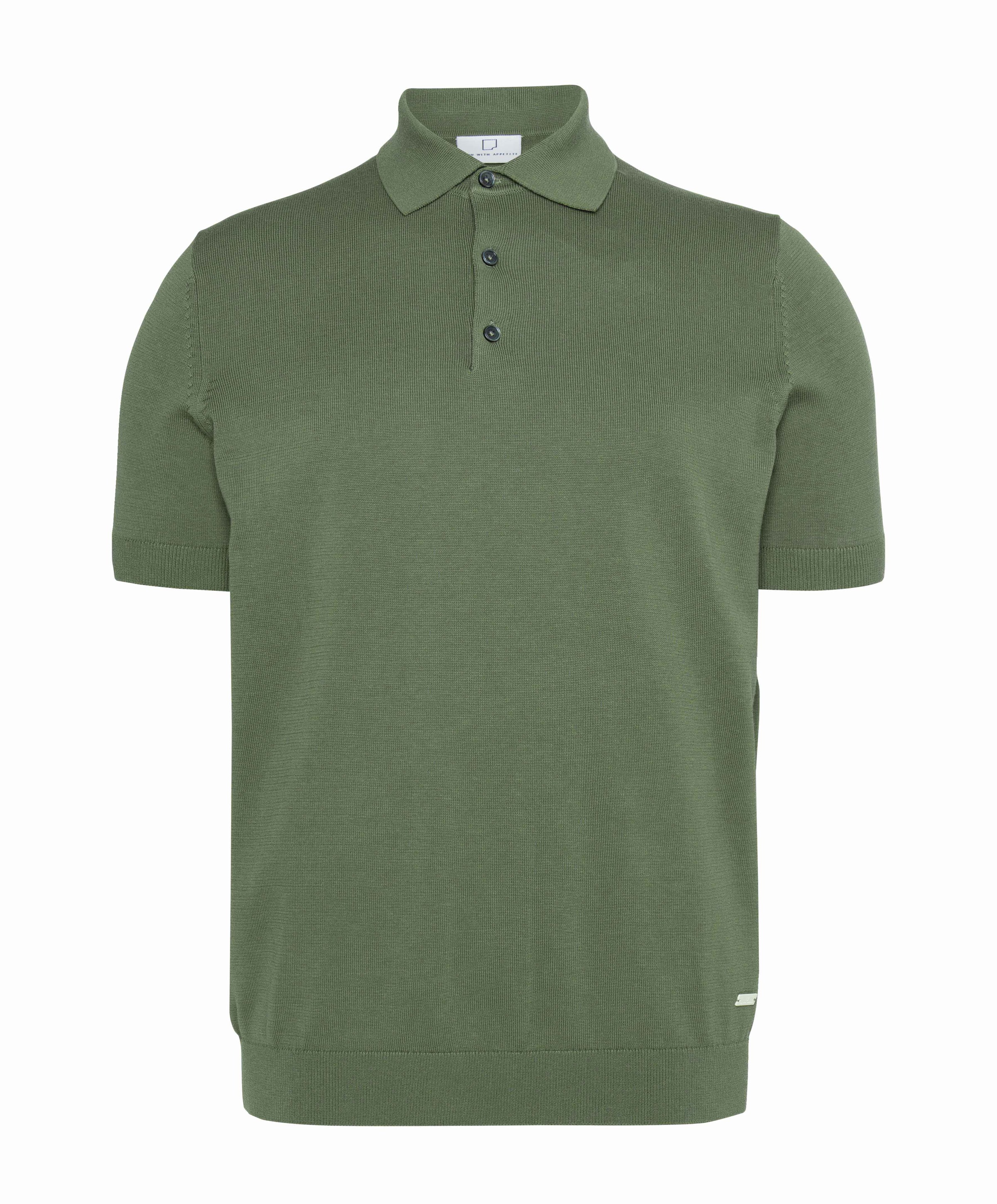 Heren polo groen