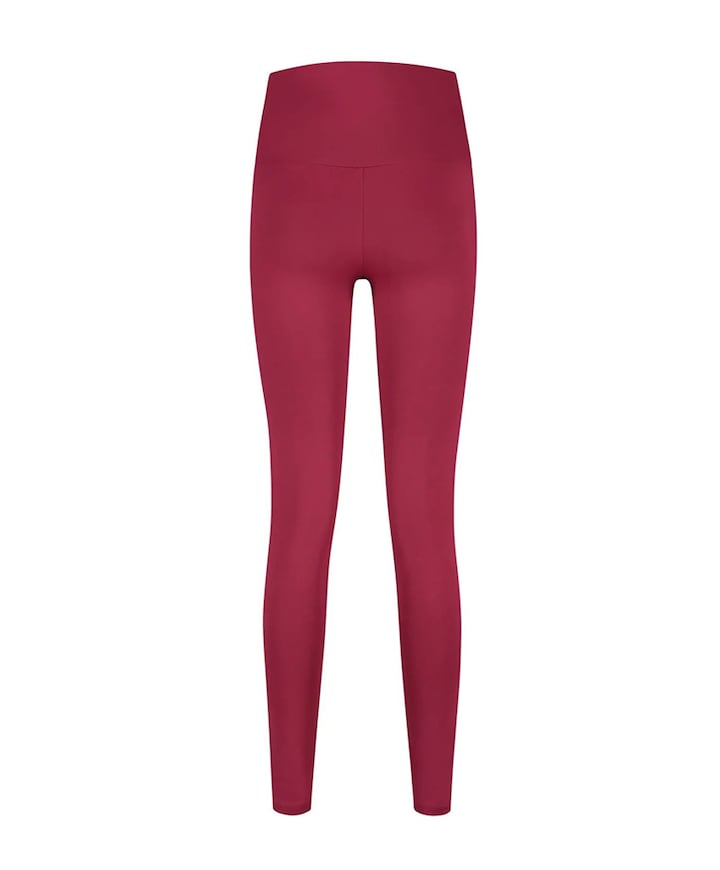 Classic Leggings High Waistband dames tight rood