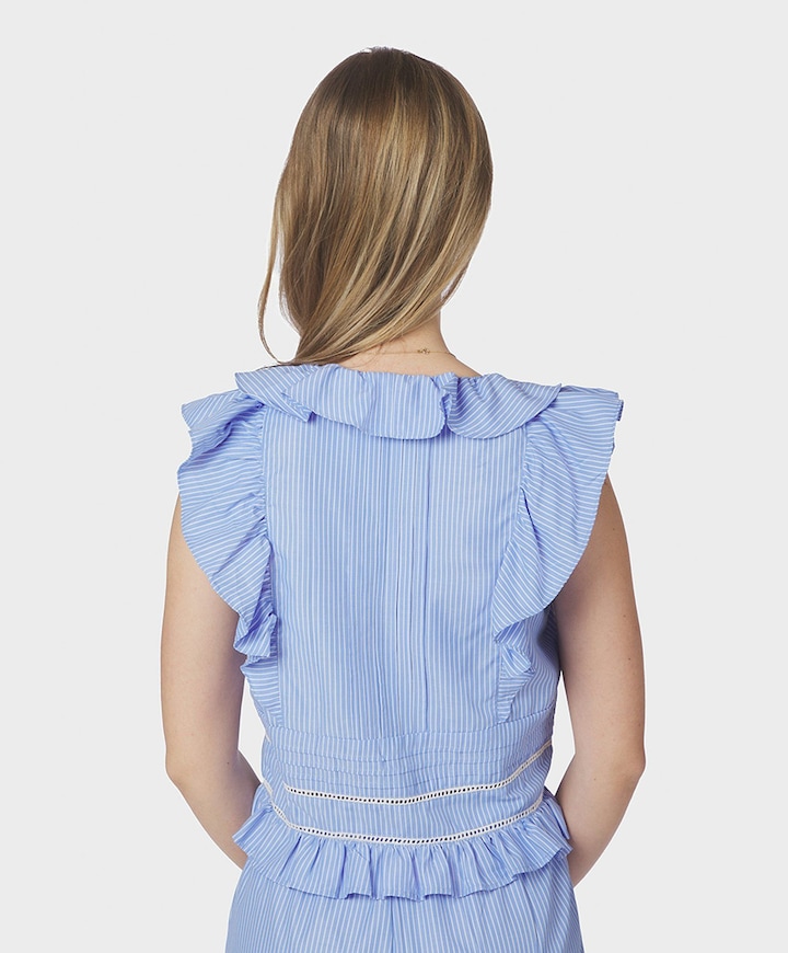 Dames top blauw