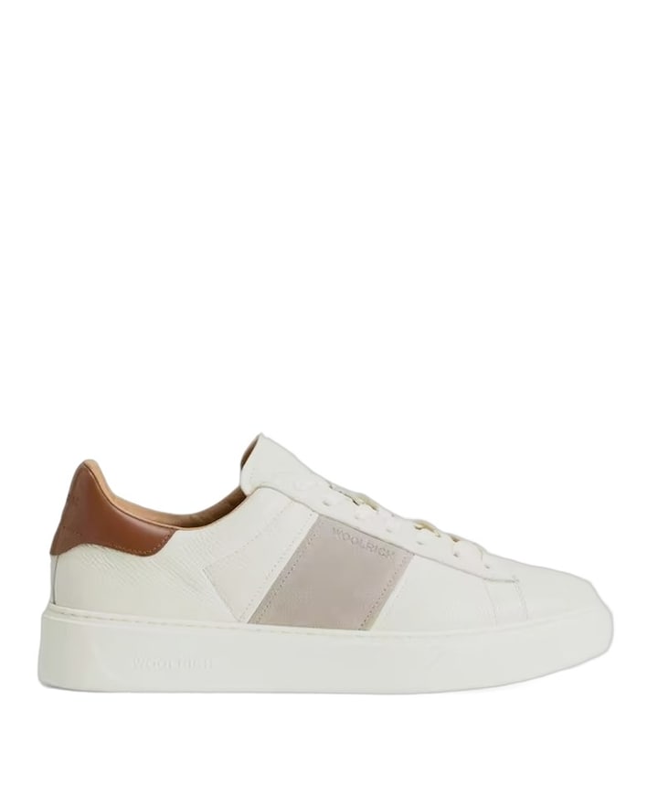CLASSIC COURT BAND MAN heren sneakers ecru