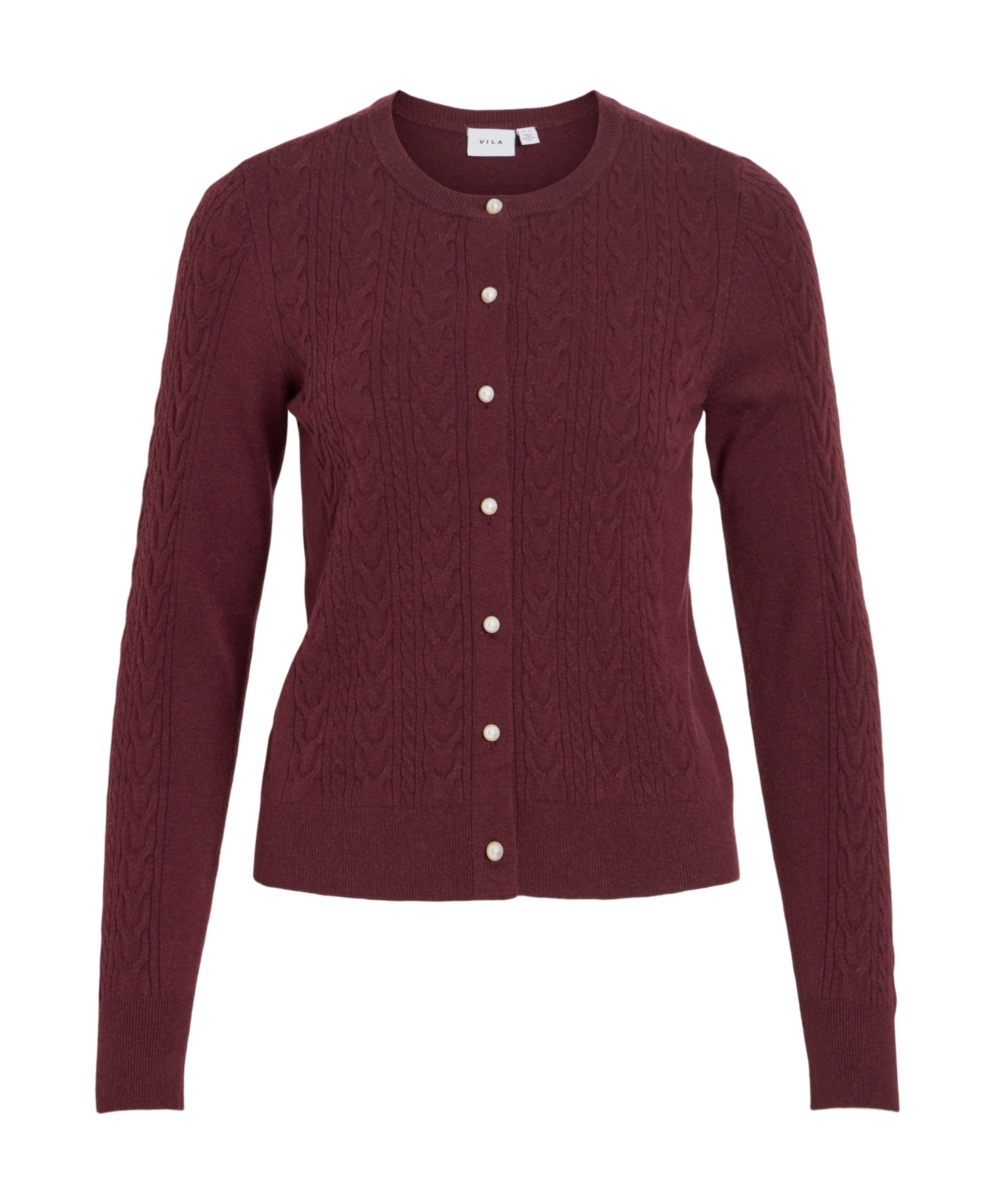 Dames vest bordeaux