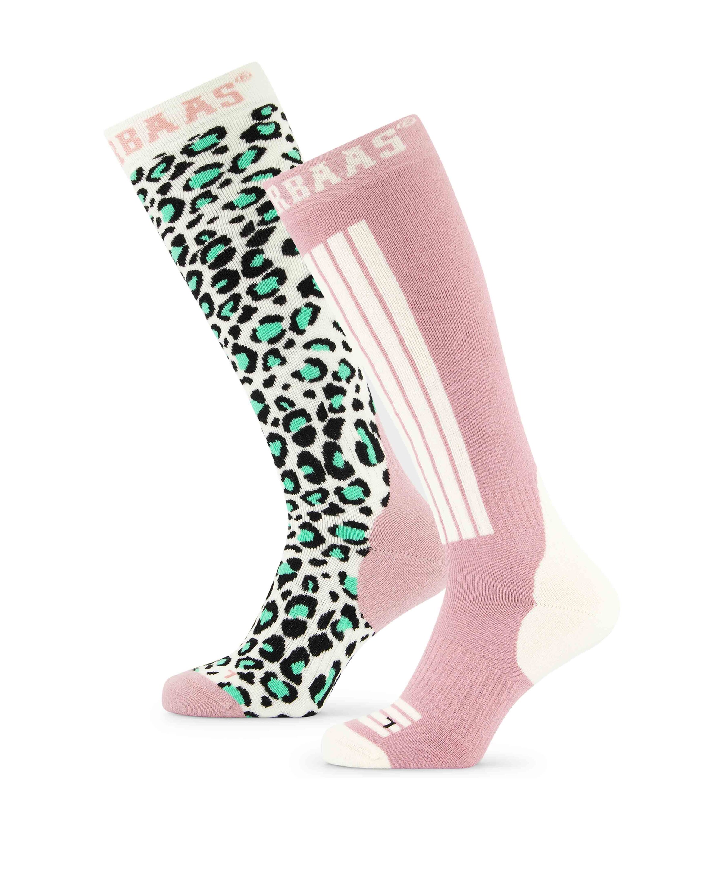 Skisokken 2-pack groen