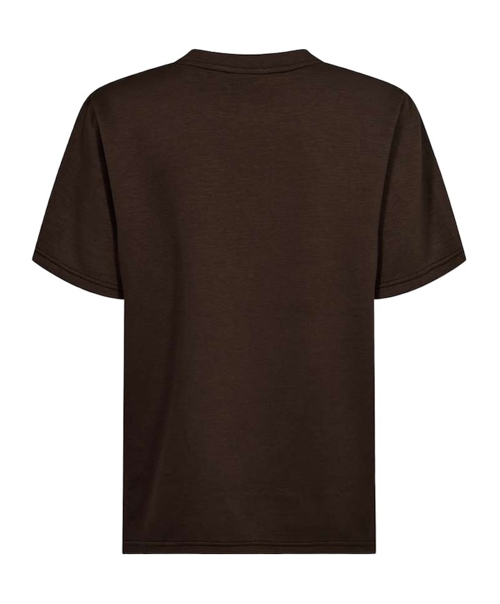 Dames T-shirt bruin