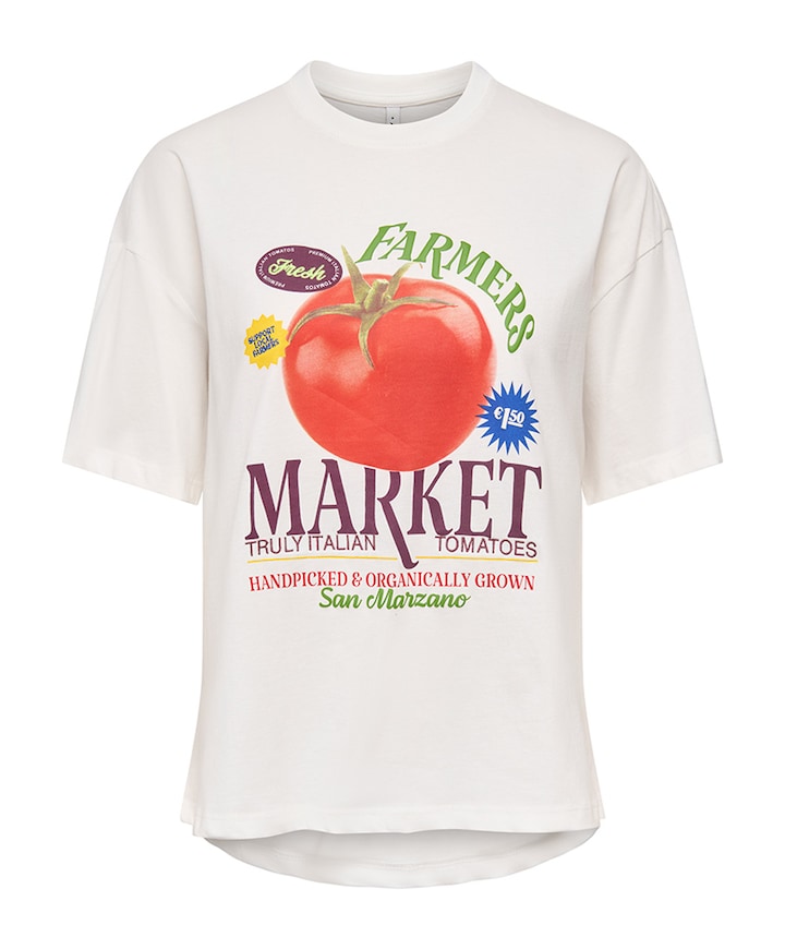 Dames T-shirt ecru