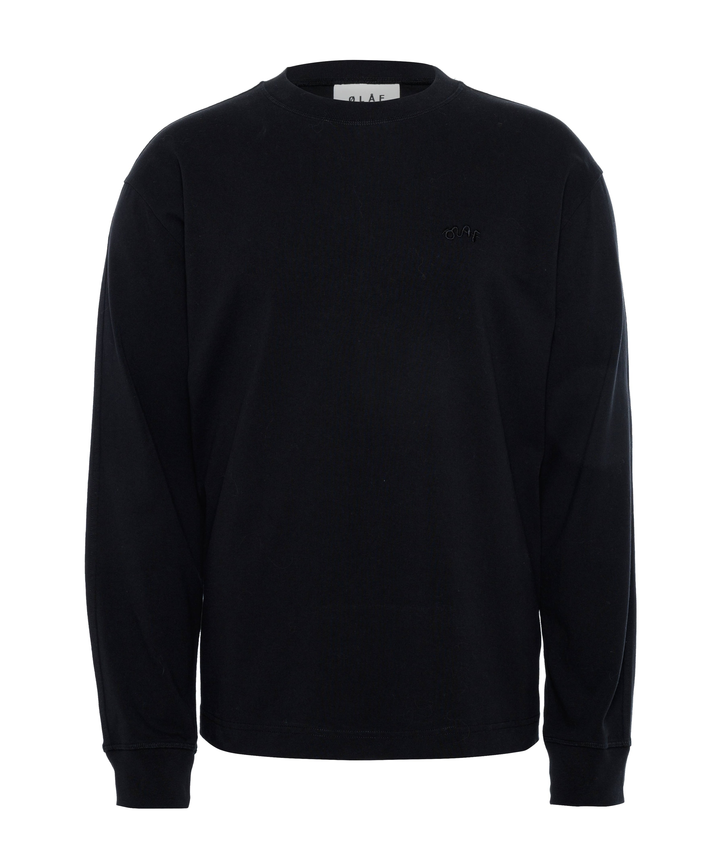 Heren longsleeve zwart