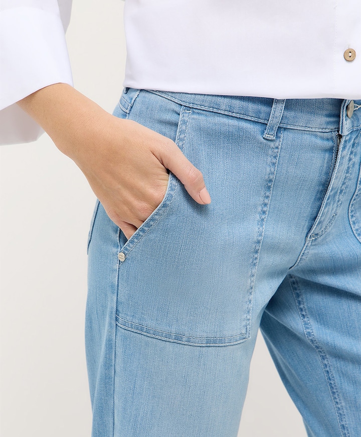 LIZ WORKER dames jeans blauw