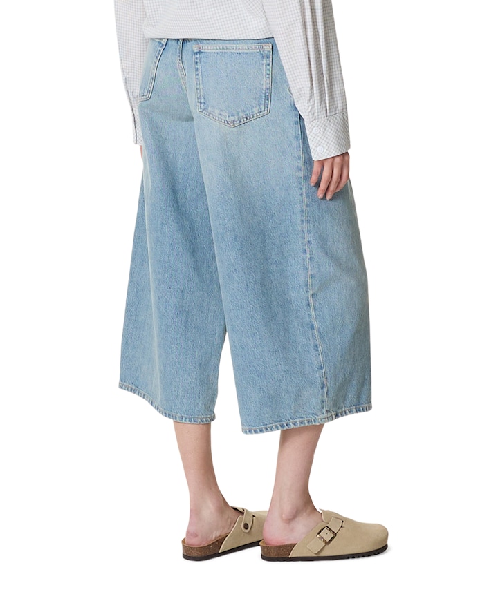 Saharper culotte 15769 dames jeans blauw