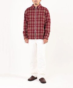 Overshirt lange mouw bordeaux