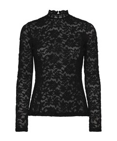 Dames longsleeve zwart