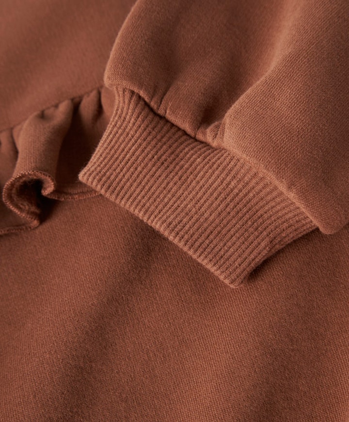 Meisjes sweater bruin