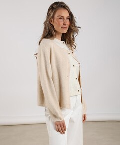 Dames vest beige