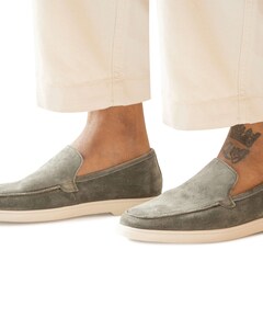 Simon 124 heren moccasins groen