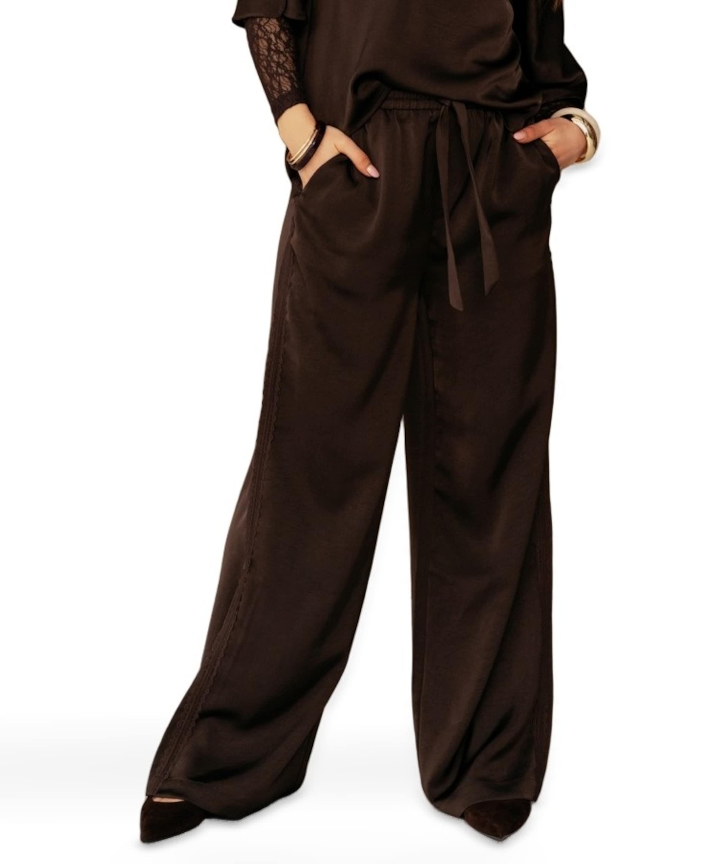 NEOMI dames broek bruin