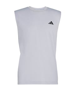 Heren singlet zilver