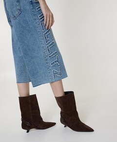 Message dames enkellaarzen bruin