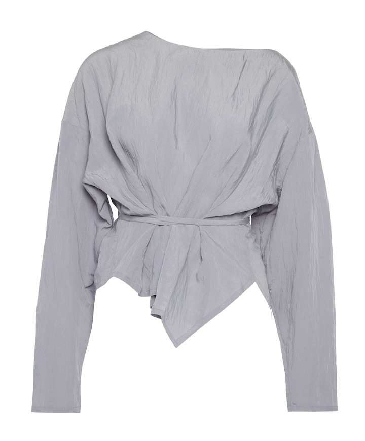 Dames longsleeve grijs