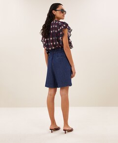 Dames blouse bordeaux