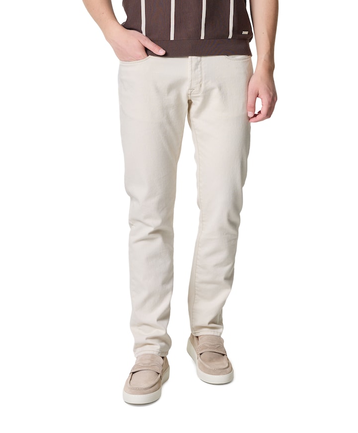heren jeans beige