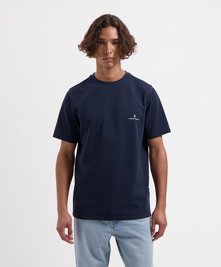 Heren t-shirt blauw