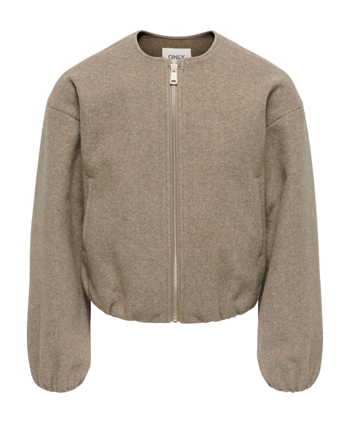 Meisjes jas beige