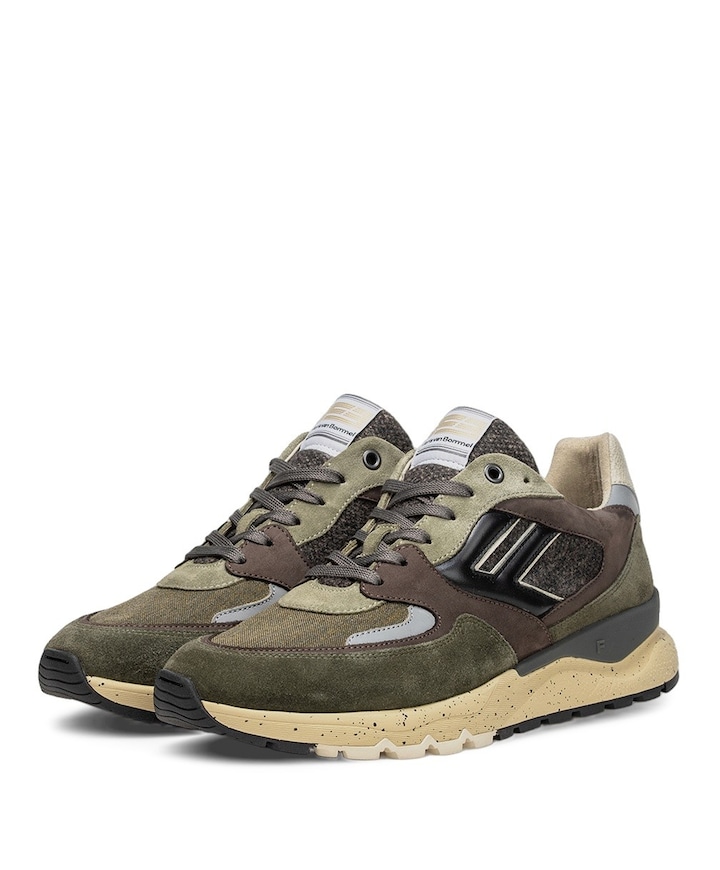 heren sneakers groen