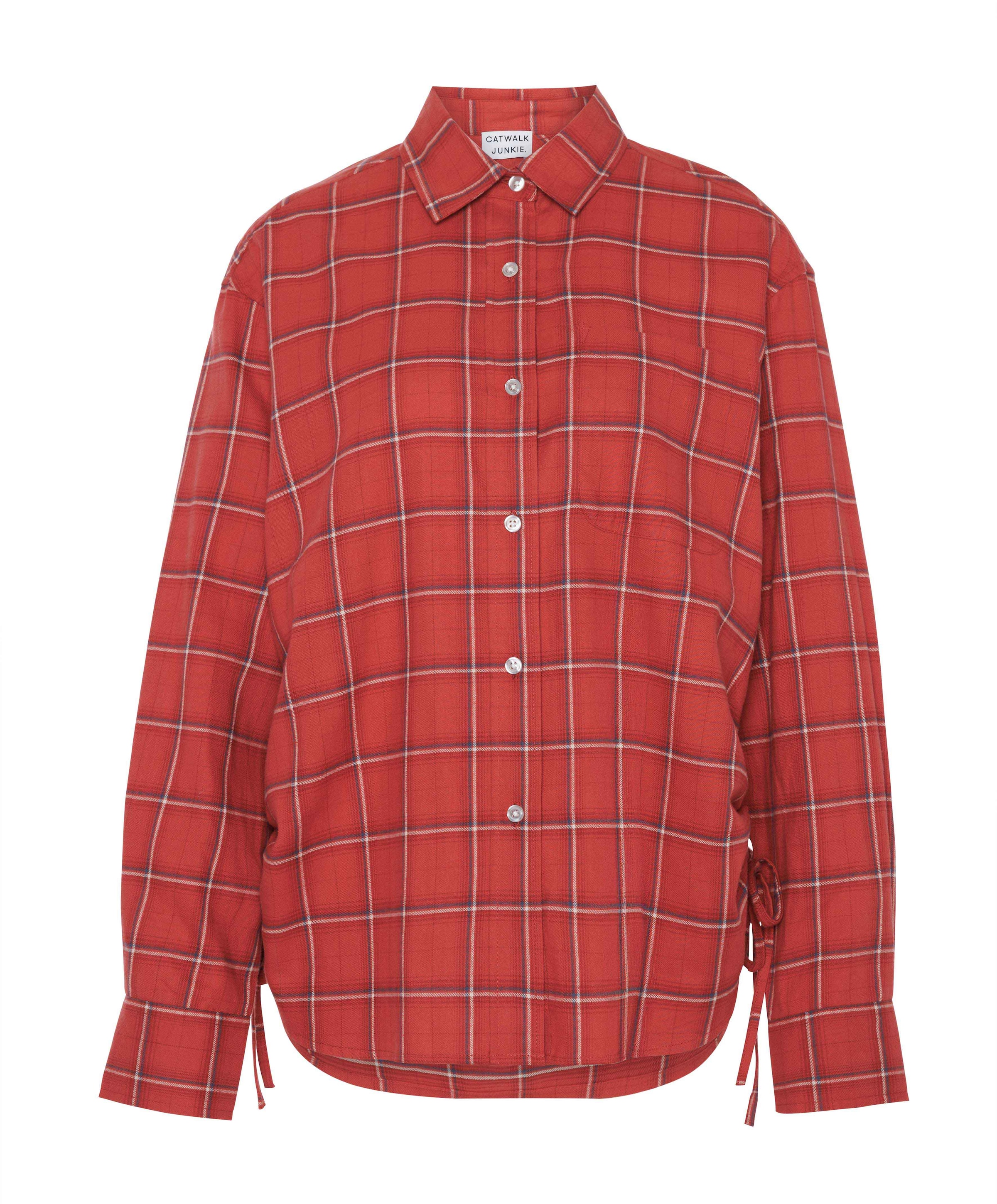 Dames blouse rood
