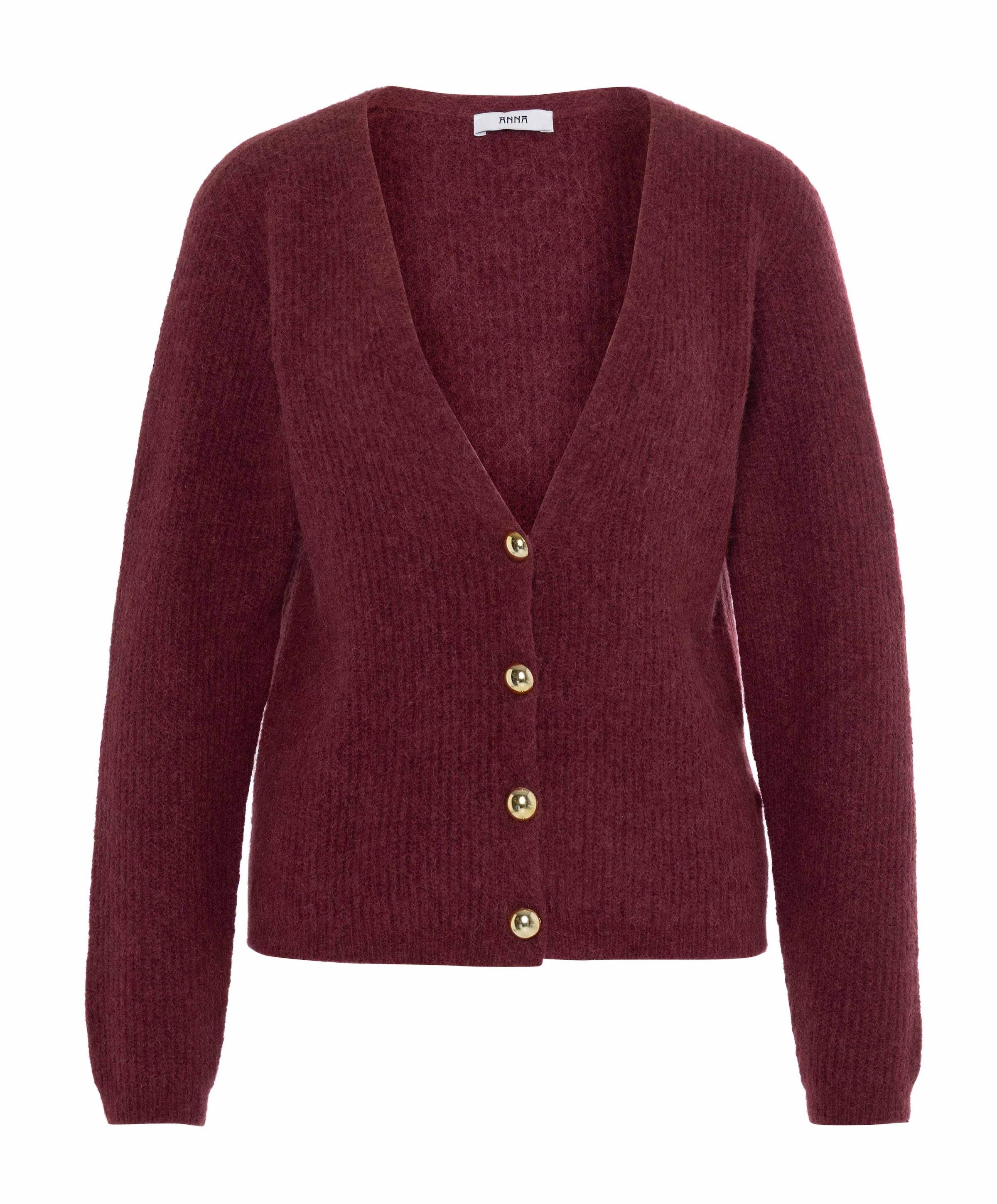 Dames vest bordeaux